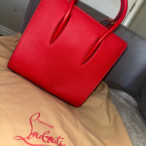 Christian Louboutin Vibrant Red Handbag - Picture 3 of 9